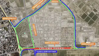 Konya’da kritik kavşak 30 gün trafiğe kapanıyor!