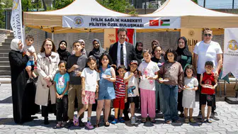Konya’da Filistinli çocuklar için sağlık seferberliği
