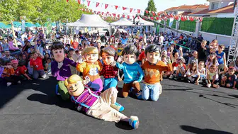 Meram'da karne şenliği coşkusu! Çocuklar unutulmaz bir gün yaşadı