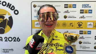 Konya Granfondo'da çifte zafer! Züleyha Dikbaş podyuma damga vurdu