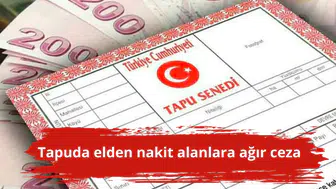 Tapuda elden nakit alanlara ağır ceza