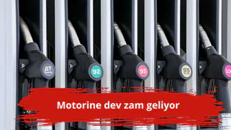 Motorine dev zam geliyor