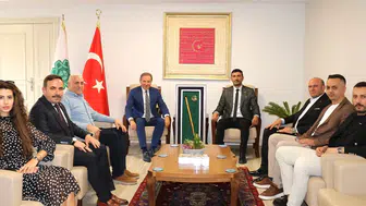 ASRİAD Konya'dan KONESOB Başkanı Karabacak'a ziyaret