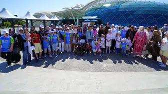Konya'da özel çocuklara unutulmaz gün! Kelebek Bahçesi ve Sille'yi gezdiler