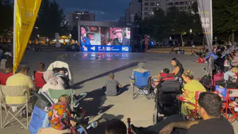 Konya’da açık havada sinema keyfi bir başka
