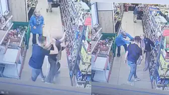 Konya'da kadın market çalışanına şiddet! Güvenlik kamerasına yansıdı
