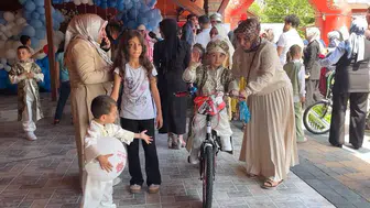 Sünnet şöleninde renkli anlar! Çocuklar hayallerini Anadolu'da Bugün'e anlattı