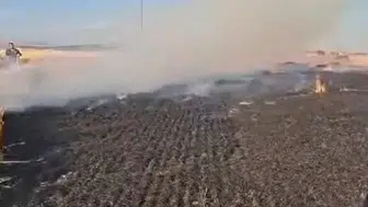 Konya’da çiftçinin bir yıllık emeği kül oldu!
