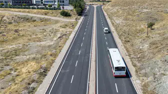 Konya’da o yol baştan sona yenilendi! 3 bin ton asfalt kullanıldı