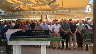Özöğür ailesinin acı günü! Konya siyaset Ve iş dünyası cenazeye katıldı