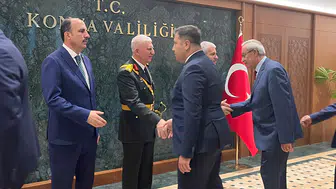 Konya’da 30 Ağustos tebrikatı! Vali Akın ev sahipliği yaptı