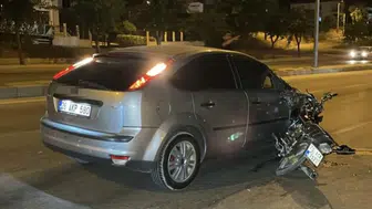 Karaman’da motosiklet otomobile saplandı! 18 yaşındaki genç öldü