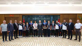 Konya’da madalyalar peş peşe geldi! Genç güreşçiler Türkiye şampiyonu oldu