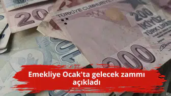 Emekliye Ocak'ta gelecek zammı açıkladı