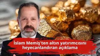 İslam Memiş'ten altın yatırımcısını heyecanlandıran açıklama