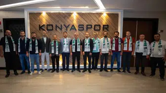 Konyaspor’a güçlü destek! Meslek odaları temsilcileri kulüpte