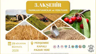 Akşehir’de büyük tarım buluşması! Dev fuar başlıyor
