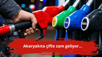 Akaryakıta çifte zam geliyor...