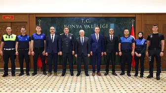 Konya’da zabıta teşkilatı 200 yaşında! Vali Akın makamında ağırladı