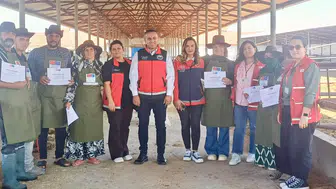 Konya’da hayvancılık için yeni adım! O ilçede 7 kişi eğitim aldı