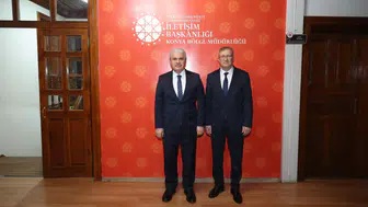 Konya Valisi Akın’dan İletişim Başkanlığı'na ziyaret: “Hizmetlerimizi güçlendireceğiz"