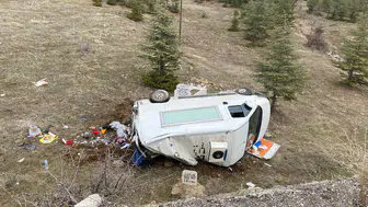 Isparta-Konya yolunda kaza! 3 yaralı