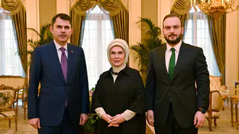 Konyalı Bakan Kurum, Emine Erdoğan ile görüştü