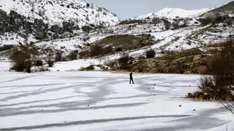 Eksi dereceler Konya’yı esir aldı, Bulumya Göleti tamamen dondu