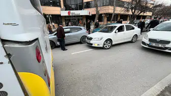 Konya'da kaza! Yanlış park kazaya neden oldu