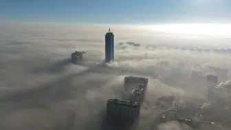Şehir merkezi sisli! Konya görünmez şehir oldu