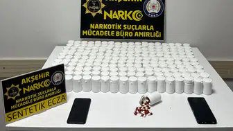 Konya’da uyuşturucu tacirlerine geçit yok: 10 bin hap ele geçirildi