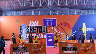 Konya'da 3x3 Basketbol Turnuvası heyecanı yaşanıyor