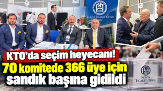 KTO’da seçim heyecanı! 70 komitede 366 üye için sandık başına gidildi