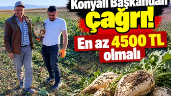 Konyalı Başkandan çağrı: En az 4500 TL olmalı