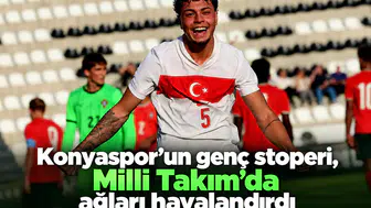 Konyaspor’un genç stoperi, Milli Takım’da ağları havalandırdı