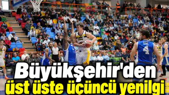 Konya Büyükşehir, üst üste üçüncü yenilgisini aldı