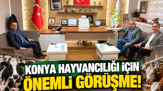 Konya hayvancılığı için önemli görüşme!