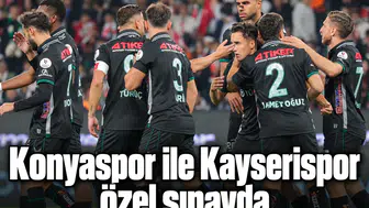 Konyaspor, 1. Lig lideri ile karşılaşıyor