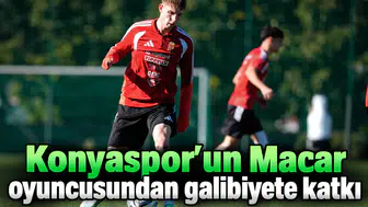 Konyaspor'un Macar oyuncusundan galibiyete katkı
