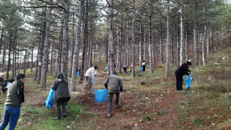 Konya'da orman yangını riskine karşı gençlerden örnek proje!