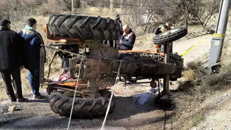 Karaman'da acı haber! Traktör devrildi, sürücü hayatını kaybetti