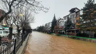 Konya'da Çarşamba Çayı’nda su seviyesi rekor kırdı