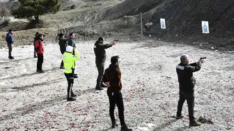 Konya'da orman muhafaza memurlarına silah eğitimi