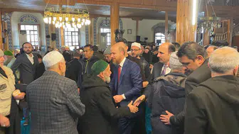 Bilal Erdoğan, Konya'da! Cuma namazından sonra vatandaşla buluştu
