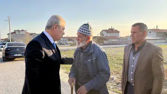 Konya Valisi Akın, acılı aile ile görüştü! O eve ateş düştü