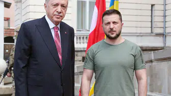 Erdoğan, Volodimir Zelenskiy ile görüştü