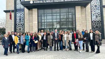 Eğitim aldılar! Konya’nın eğitim vizyonu Avrupa’ya taşınıyor