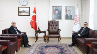 Konya Valiliğinde anlamlı buluşma!  Eski ile yeni buluştu