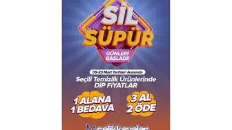 Bayram ve bahar temizliği için Çelikkayalar’dan büyük kampanya