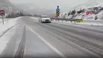 Kar sürprizi! Konya’da o noktaya kar yağdı
